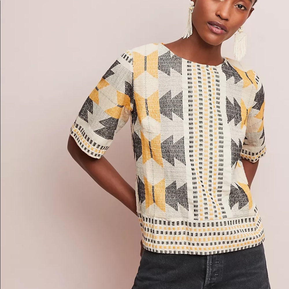 The Odells by Anthropologie alicia textured top